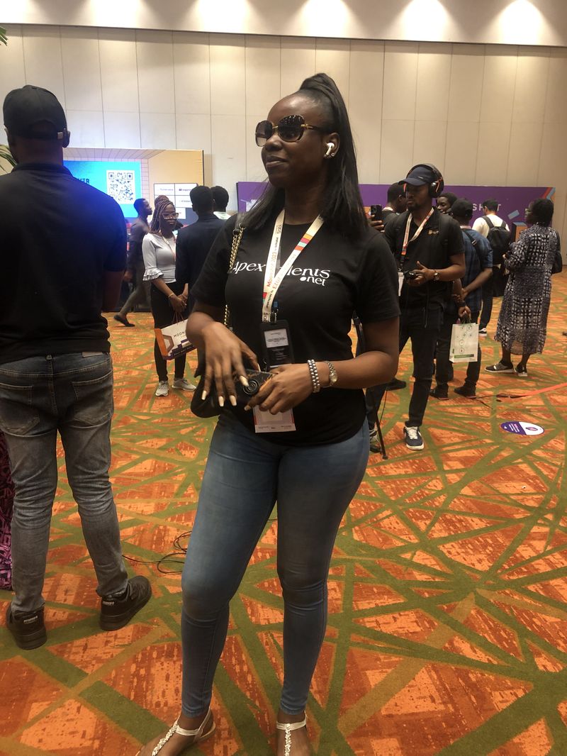 ApexTalents at a technology conference
